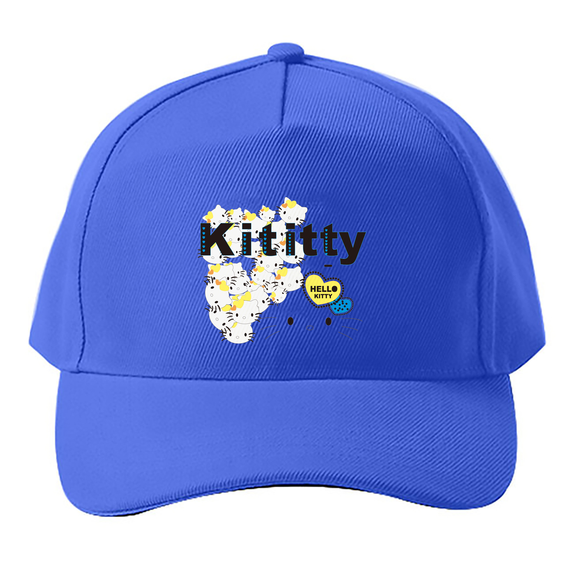 （画像用） Hello Kitty ハローキティ ベースボールキャップ 綿100％ 男女兼用 帽子 スポーツ